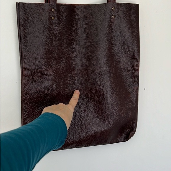 Artisan Leather tote bag, reversible tote, real suede bag, leather messenger bag - Picture 15 of 16